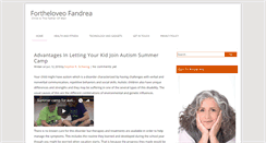 Desktop Screenshot of fortheloveofandrea.com